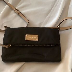 Kate Spade Black and Tan Crossbody Bag